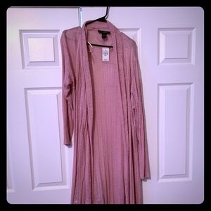 Ashley Stewart Mauve Cardigan